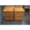 Image 1 : PAIR OF 2 DRAWER IKEA NIGHTSTANDS