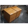 Image 2 : PAIR OF 2 DRAWER IKEA NIGHTSTANDS