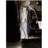 Image 2 : BOX OF ELECTRONICS, LIGHTS, 2 TOASTER OVENS