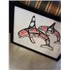 Image 2 : ORCAS FIRST NATIONS PAINTING SIGNED 09/89