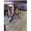 Image 3 : MAHOGANY CLAWFOOT DINING TABLE WITH 8 CHAIRS