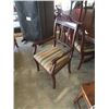 Image 7 : MAHOGANY CLAWFOOT DINING TABLE WITH 8 CHAIRS