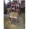 Image 8 : MAHOGANY CLAWFOOT DINING TABLE WITH 8 CHAIRS