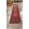 Image 1 : HAND MADE CARPET RUNNER - 130 X 31 INCHES