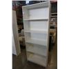 Image 1 : WHITE BOOKSHELF - 69 INCHES TALL