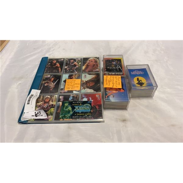 COMPLETE SERIES 3 XENA WARRIOR PRINCESS CARDS TOPPS PLUS NON SPORTS CARDS, BATMAN RETURNS, LITTLE ME
