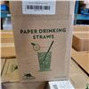 Image 6 : 2 CASES OF AARDVARK 7.75" White Jumbo Paper Straws - 8,800 ct. RETAIL IS OVER  $500