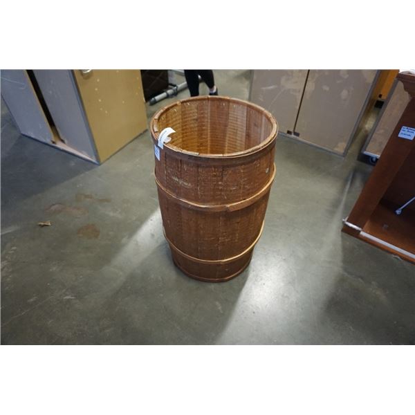 WOOD BARREL