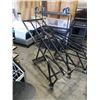 Image 2 : 2 BLACK METAL PRODUCE CARTS