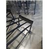 Image 3 : 2 BLACK METAL PRODUCE CARTS