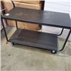 Image 2 : 2 TIER 4 WHEEL CART WITH HANDLE