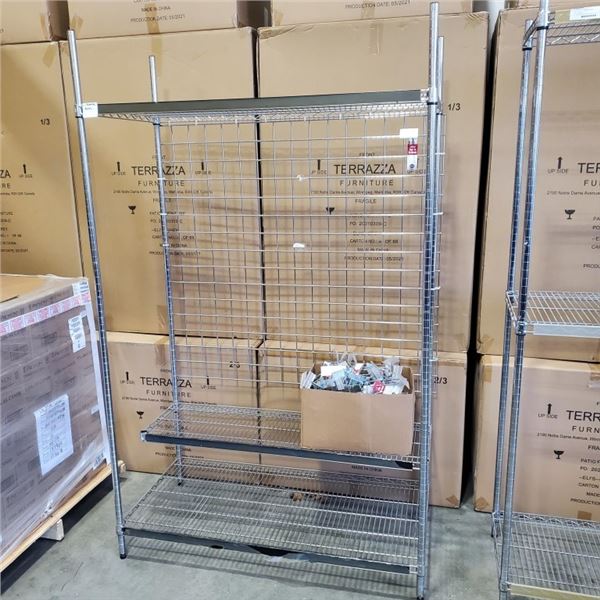 Metro Rack Display Table 3 TIER METRO RETAIL DISPLAY RACK WITH DISPLAY HANGERS - Big Valley Auction