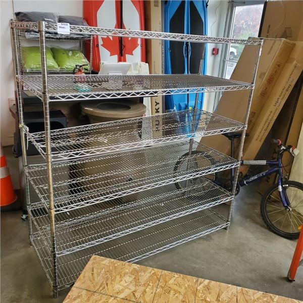 6 TIER METRO RACK SHELF ONE SHELF NEED REPAIR