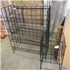 Image 1 : 2 METAL WIRE RETAIL DISPLAY RACKS