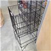 Image 3 : 2 METAL WIRE RETAIL DISPLAY RACKS