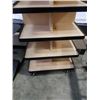 Image 3 : ROLLING RETAIL DISPLAY SHELF AND METAL RETAIL DISPLAY STAND