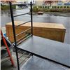 Image 2 : 2 TIER 4 WHEEL CART WITH LADDER HANDLE