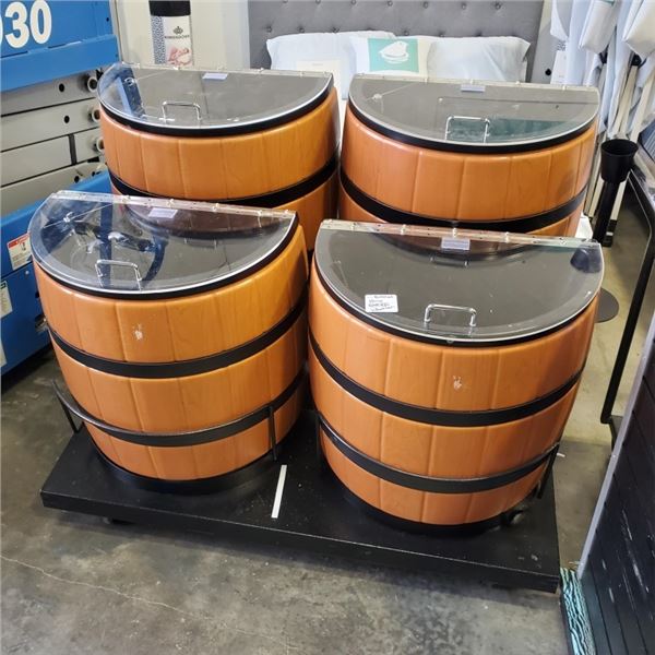 4 STATION BULK BARREL BINS