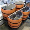 Image 4 : 4 STATION BULK BARREL BINS
