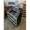 Image 3 : ROLLING RETAIL NEWSPAPER AND MAGAZINE RACK