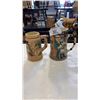 Image 8 : 8 BEER STEINS