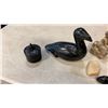 Image 2 : SIGNED SOAPSTONE BIRD WITH OTHER FIGURES