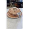 Image 1 : POOLE PINK LIDDED TUREEN AND DISHES