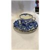 Image 3 : ROYAL CROWN DERBE - FOUR 3 PIECE CUP AND SAUCER SETS AND CREAM AND LIDDED SUGAR