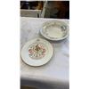 Image 6 : 2 SILVER ETCHED BOWLS WITH PORCELAIN BOWLS AND COMMEMORATIVE PLATES