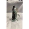 Image 3 : 2 ART GLASS ASH TRAYS, DOG AND ROOSTER AND ART GLASS PENGUIN