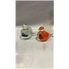Image 2 : 5 ART GLASS BIRDS, 3 SIGNED AND ART GLASS CAT NYBRO SWEDEN