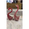 Image 2 : 2 MURANO ART GLASS SWANS