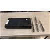 Image 1 : STERLING SILVER TURKEY CUTTING SET WITH CROWN CREST CUTLERY