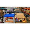 Image 1 : LOT OF MICKEY MOUSE COLLECTIBLES AND KIDS WORKBENCH
