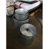 Image 1 : 12 GALVANIZED METAL PAILS