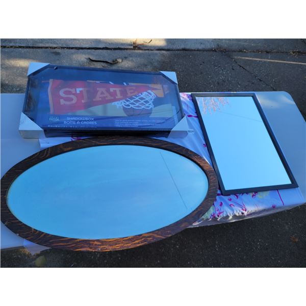 Shadowbox and 2 Mirrors