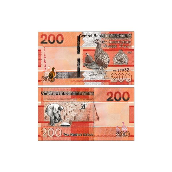 Gambia, 200 Dalasis