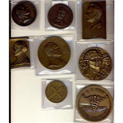 Large lot of 25 different World medals.  Some