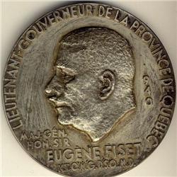 Eugene Fiset, Lt-Governor of Quebec, Plated silve