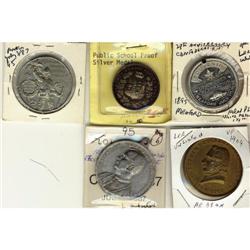 Lot of five UNLISTED but SCARCE Canadian meda