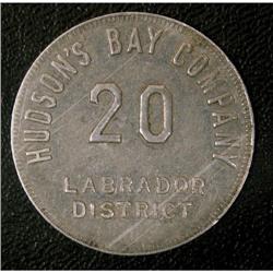 Hudson Bay Company Labrador District Token