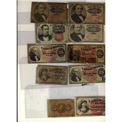 USA Fractional Currency, 5¢ 1862 P#97a, 10¢ 1