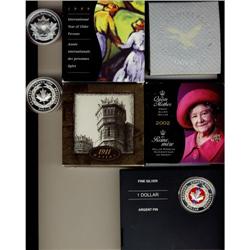 Lot of silver dollars specials, 1997 10th ann