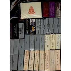 Lot of  36 cased dollars 1971 to 1997, 1999 t