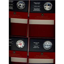 Lot of 4 $5,00 RCM:  2005 60th ANN of the end