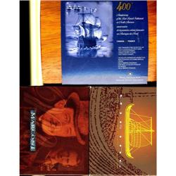 Lot of 3 coins:  2004;  400th Ann of the Firs