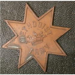 Leroux 1580  Obv ,:  Crown,  Methodist army,