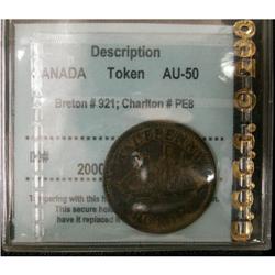 Breton # 921 Charlton # PE8, graded CCCS AU-5