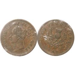 CH#NS-2C1; Br 873  Victoria One penny token 1