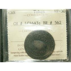 CH#LC16A3; Br 562 Molsons Brewers ICCS VF-30.